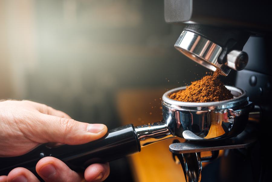 Café molido en molienda media fina
